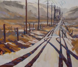 RangeRd1-5, 52x36 oil on canvas. CN2019, SOLD
@Mortar and Brick Art Gallery and Events, Lethbridge