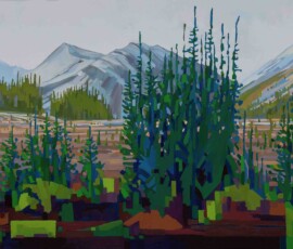 Highwood Pass 2. Kananaskis Country, Alberta, Canada
4 x 10 feet
oil on canvas
SOLD