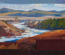 Old Man River, 2. Southern Alberta, Canada
36 x 56".
SOLD