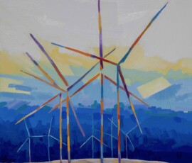 Windmills,, Southern Alberta, Canada
oil on canvas
52 x 62"
SOLD